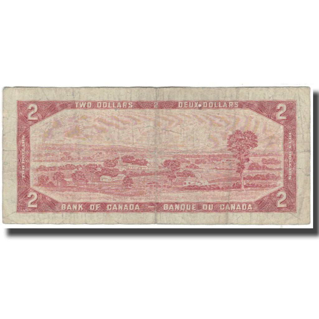 Billete, 2 Dollars, 1954, Canadá, KM:76b, RC+