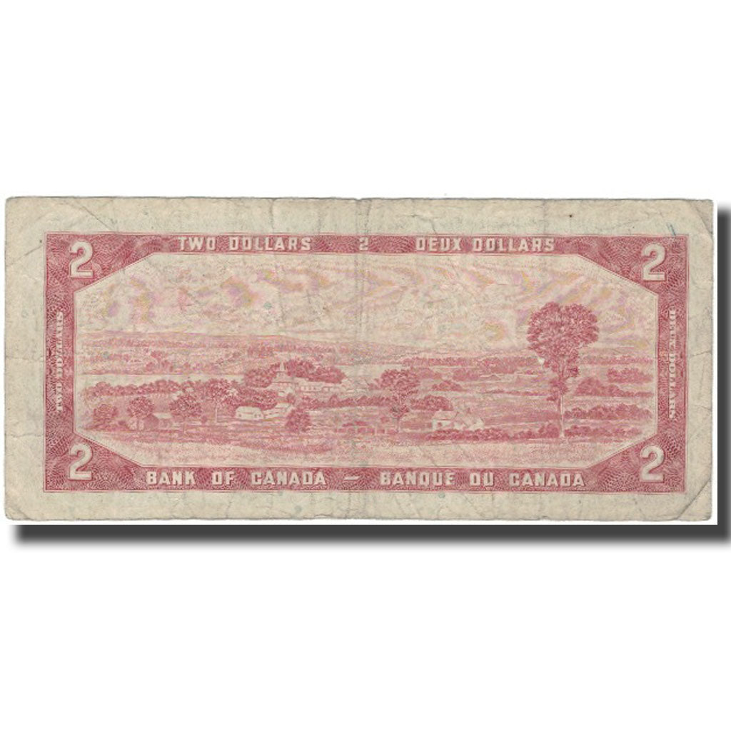 Biljet, Canada, 2 Dollars, 1954, KM:76b, B