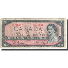 Billete, 2 Dollars, 1954, Canadá, KM:76b, RC+