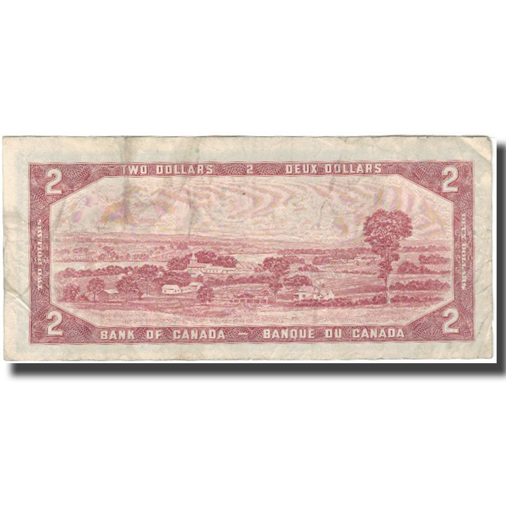 Billete, 2 Dollars, 1954, Canadá, KM:76b, RC+