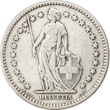 Coin, Switzerland, 2 Francs, 1913, Bern, VF(30-35), Silver, KM:21