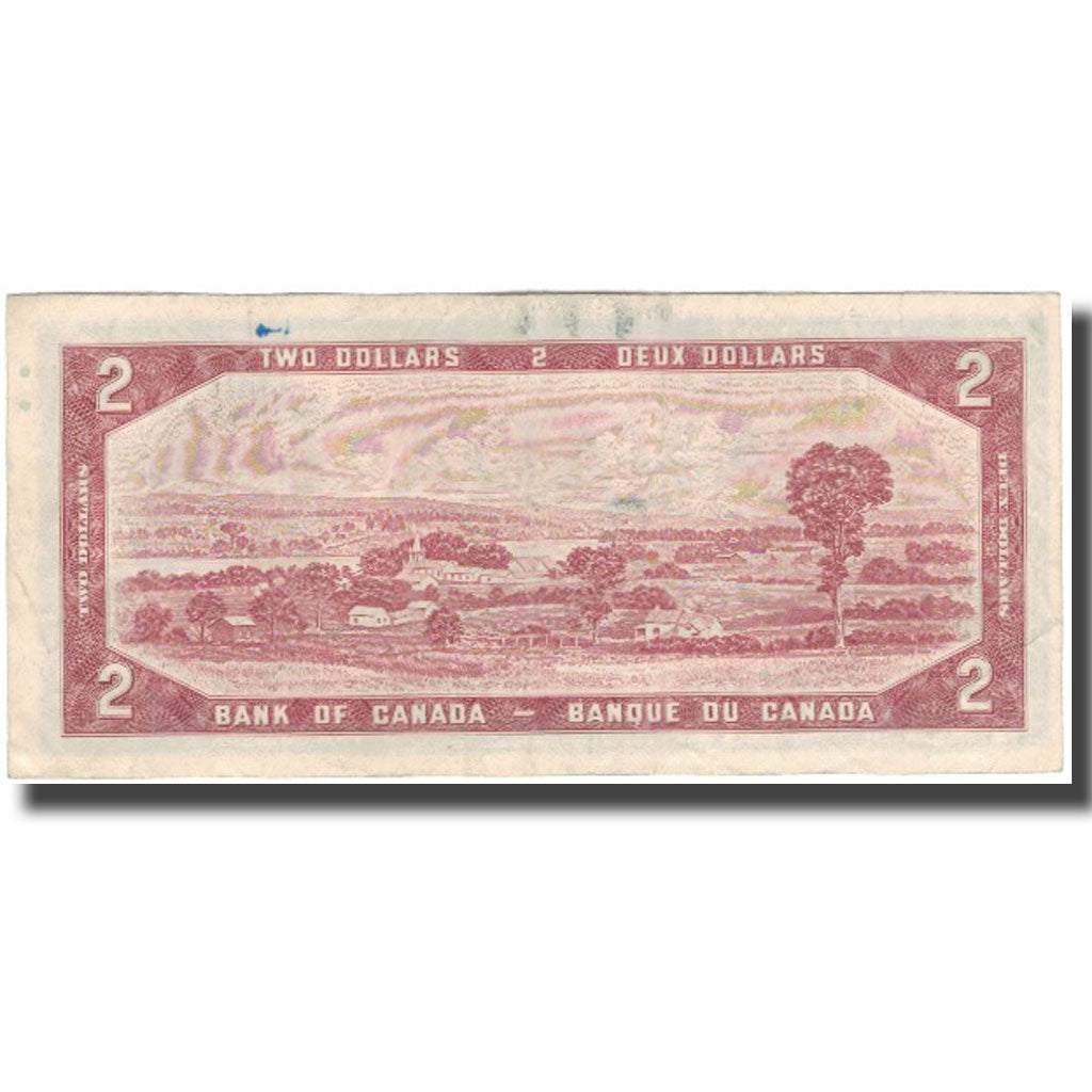 Banconote, Canada, 2 Dollars, 1954, KM:76b, BB
