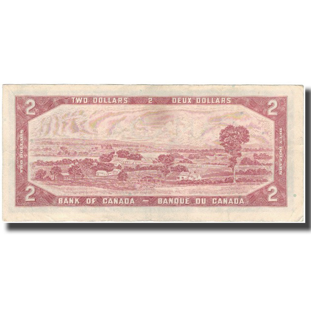 Billete, 2 Dollars, 1954, Canadá, KM:76b, MBC