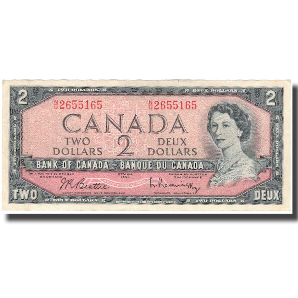Banknote, Canada, 2 Dollars, 1954, KM:76b, EF(40-45)