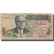 Banknote, Tunisia, 1/2 Dinar, 1973-10-15, KM:69a, F(12-15)