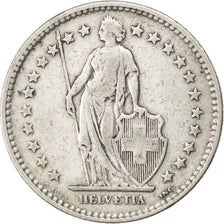 SWITZERLAND, 2 Francs, 1916, Bern, KM #21, EF(40-45), Silver, 27.4, 9.86