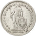 SWITZERLAND, 2 Francs, 1916, Bern, KM #21, EF(40-45), Silver, 27.4, 9.86
