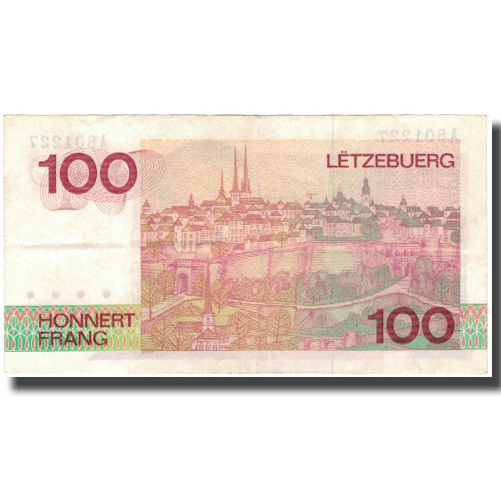 Billete, 100 Francs, Luxemburgo, KM:58a, BC+