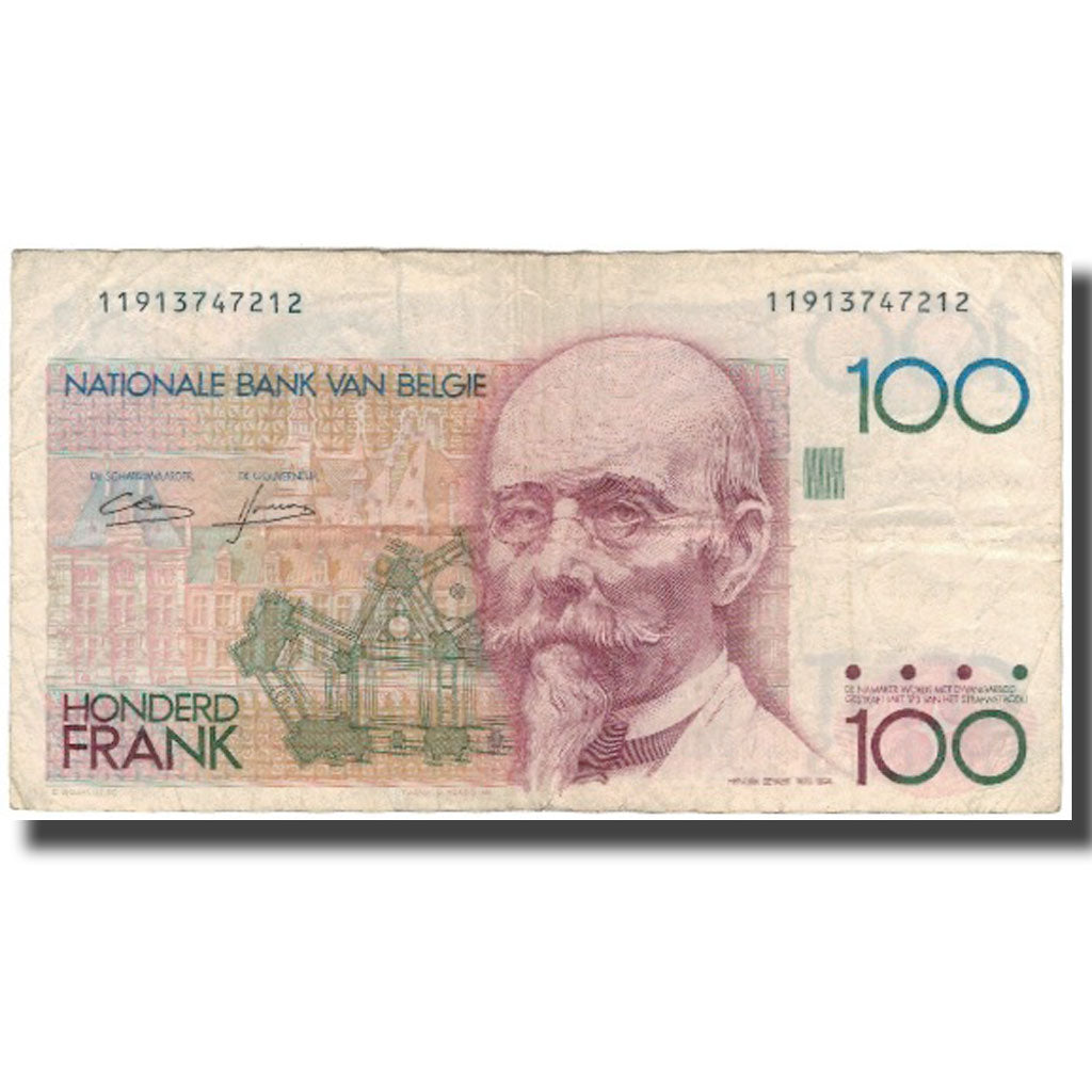 Banknote, Belgium, 100 Francs, KM:142a, F(12-15)