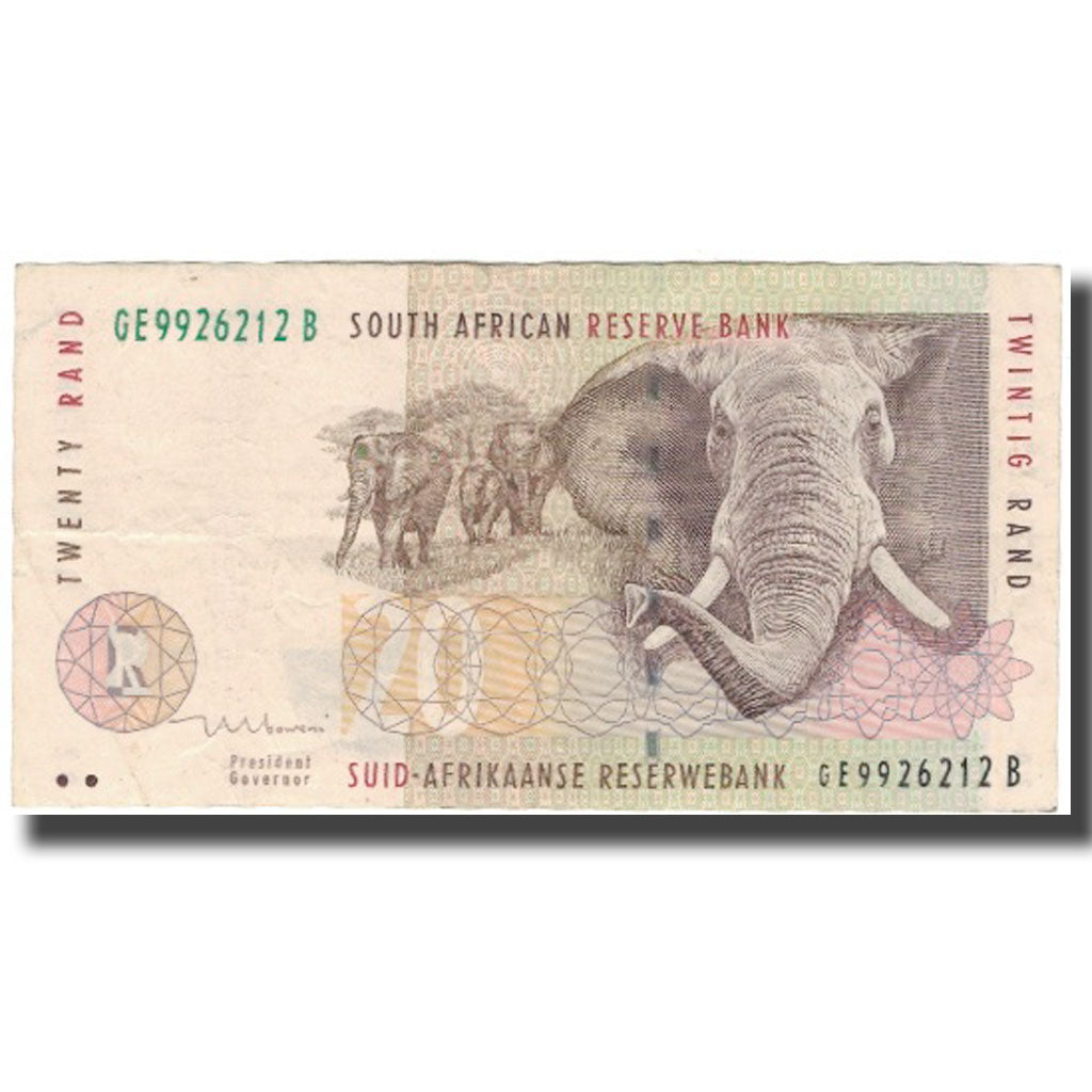 Banknote, South Africa, 20 Rand, KM:124b, VF(30-35)