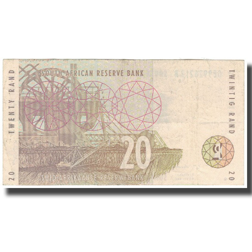 Banknote, South Africa, 20 Rand, KM:124b, VF(30-35)