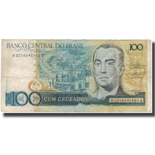 Banknote, Brazil, 100 Cruzados, KM:211a, VF(20-25)