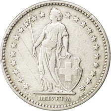 SWITZERLAND, 2 Francs, 1922, Bern, KM #21, EF(40-45), Silver, 27.4, 9.91