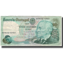 Banknote, Portugal, 20 Escudos, 1978-10-04, KM:176b, VF(30-35)