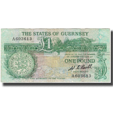 Billete, 1 Pound, Guernsey, KM:48a, BC+
