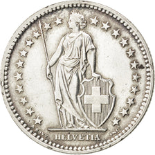 SWITZERLAND, 2 Francs, 1948, Bern, KM #21, EF(40-45), Silver, 27.4, 9.99