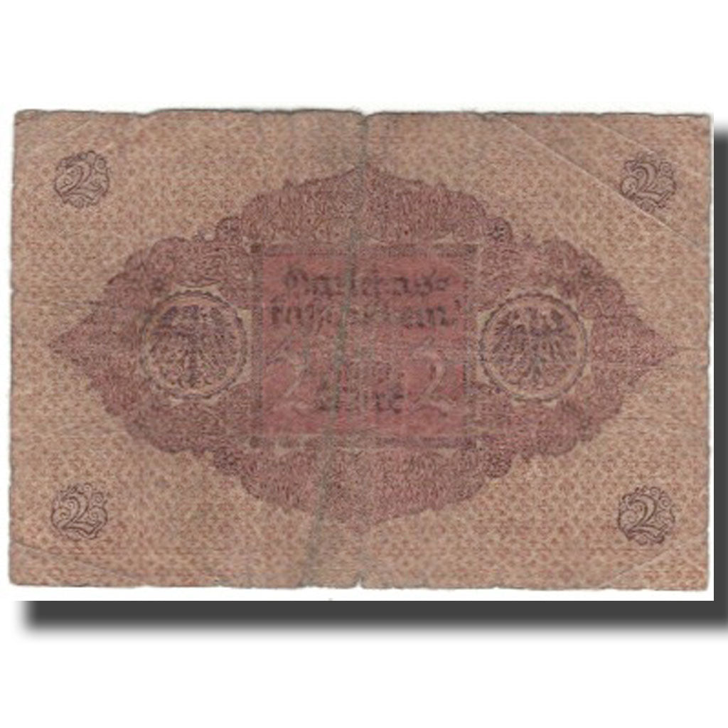 Banknote, Germany, 2 Mark, KM:60, VG(8-10)