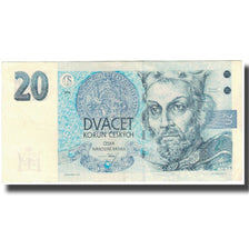 Banknote, Czech Republic, 20 Korun, 1994, KM:10a, AU(55-58)