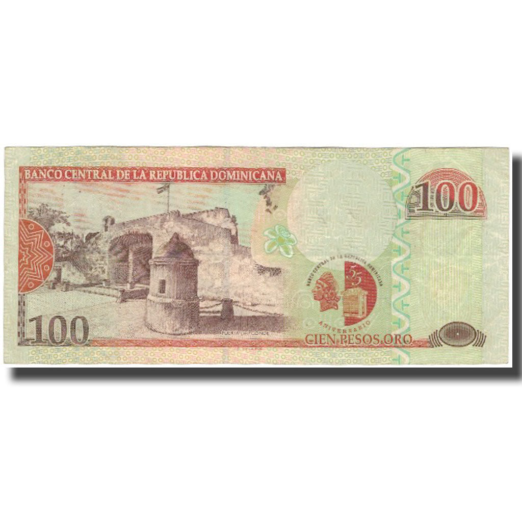 Banconote, Repubblica domenicana, 100 Pesos Oro, 2002, KM:175a, BB