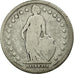 Coin, Switzerland, Franc, 1876, Bern, VF(20-25), Silver, KM:24