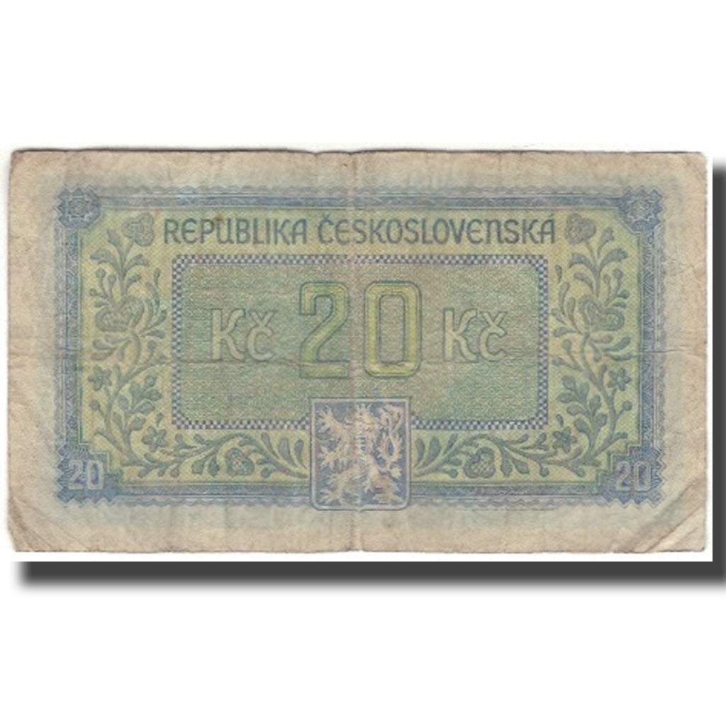 Banknote, Czechoslovakia, 20 Korun, KM:61a, F(12-15)