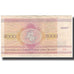Billet, Bélarus, 5000 Rublei, 1992, KM:12, TB+