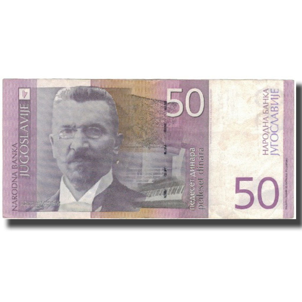 Banknote, Yugoslavia, 50 Dinara, 2000, KM:155a, VF(30-35)