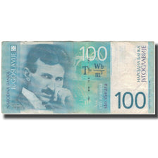 Biljet, Joegoslaviëe, 100 Dinara, 2000, KM:156a, TB+