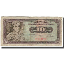 Banknote, Yugoslavia, 10 Dinara, 1965-08-01, KM:78a, F(12-15)