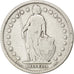 SWITZERLAND, Franc, 1880, Bern, KM #24, VF(20-25), Silver, 23.2, 4.84