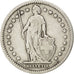SWITZERLAND, Franc, 1898, Bern, KM #24, VF(30-35), Silver, 23.2, 4.85