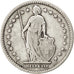 SWITZERLAND, Franc, 1899, Bern, KM #24, VF(30-35), Silver, 23.2, 4.86