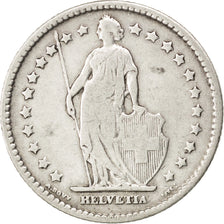 SWITZERLAND, Franc, 1900, Bern, KM #24, VF(30-35), Silver, 23.2, 4.88