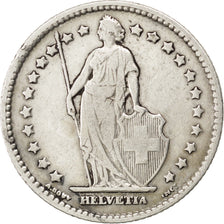 SWITZERLAND, Franc, 1901, Bern, KM #24, VF(30-35), Silver, 23.2, 4.94