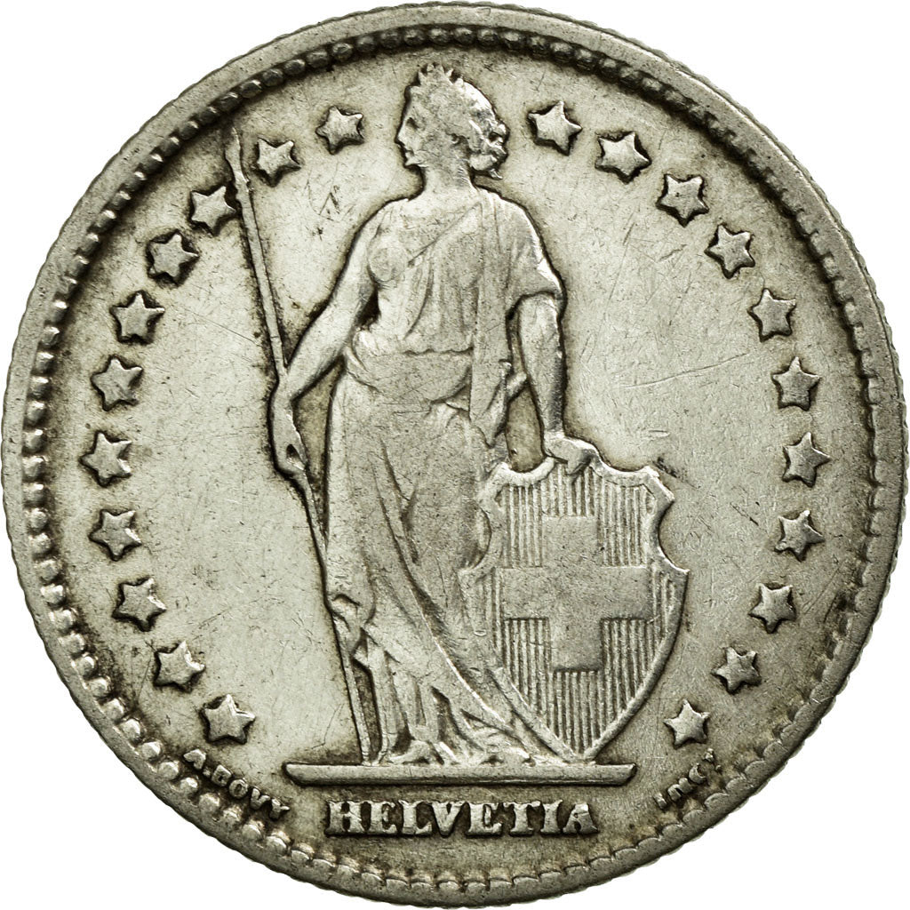 Coin, Switzerland, Franc, 1903, Bern, EF(40-45), Silver, KM:24