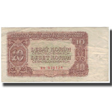 Banknote, Czechoslovakia, 10 Korun, 1953, KM:83b, VF(20-25)