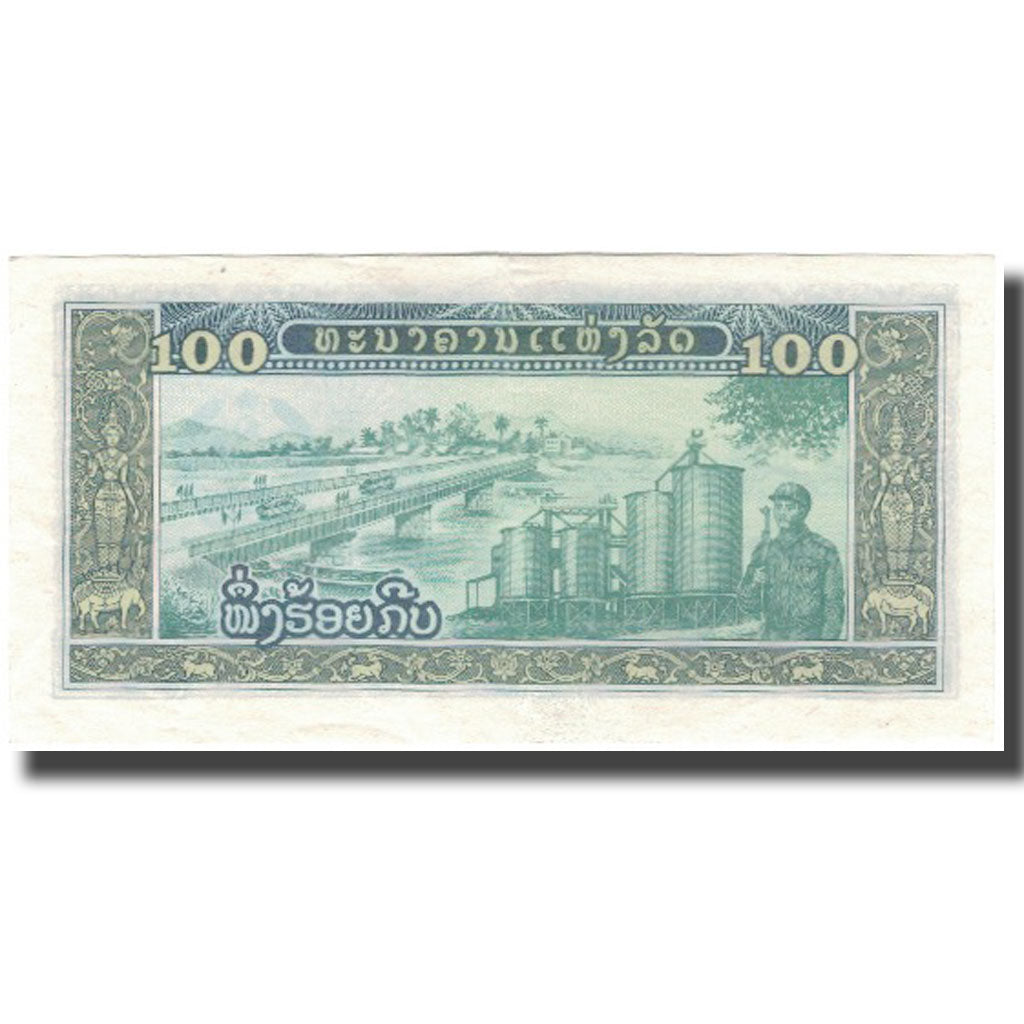 Banconote, Laos, 100 Kip, KM:30a, SPL-