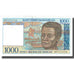 Banknote, Madagascar, 1000 Francs = 200 Ariary, KM:76b, UNC(60-62)
