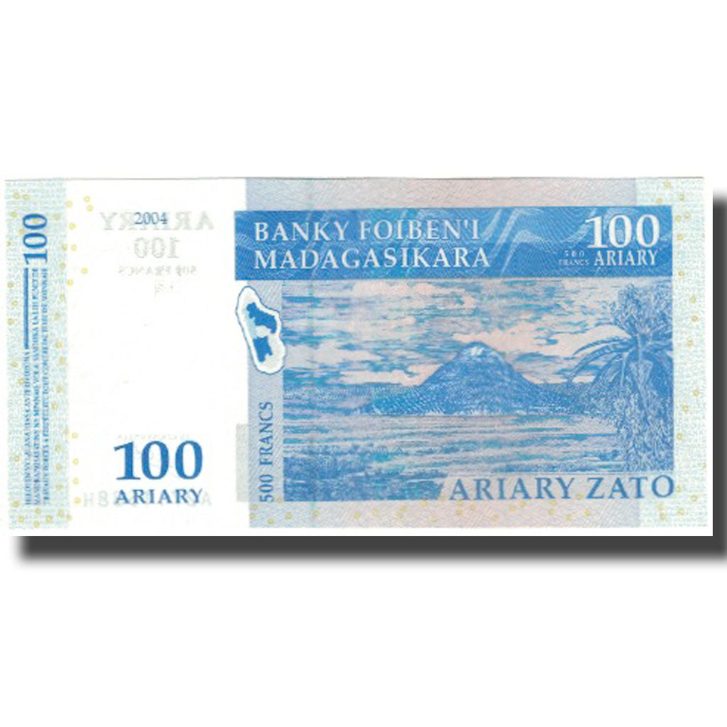 Billete, 100 Ariary, 2004, Madagascar, KM:86a, UNC