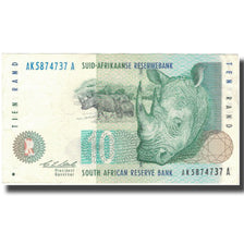 Banknote, South Africa, 10 Rand, KM:123a, AU(55-58)