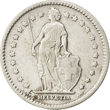 SWITZERLAND, Franc, 1907, Bern, KM #24, EF(40-45), Silver, 23.2, 4.94