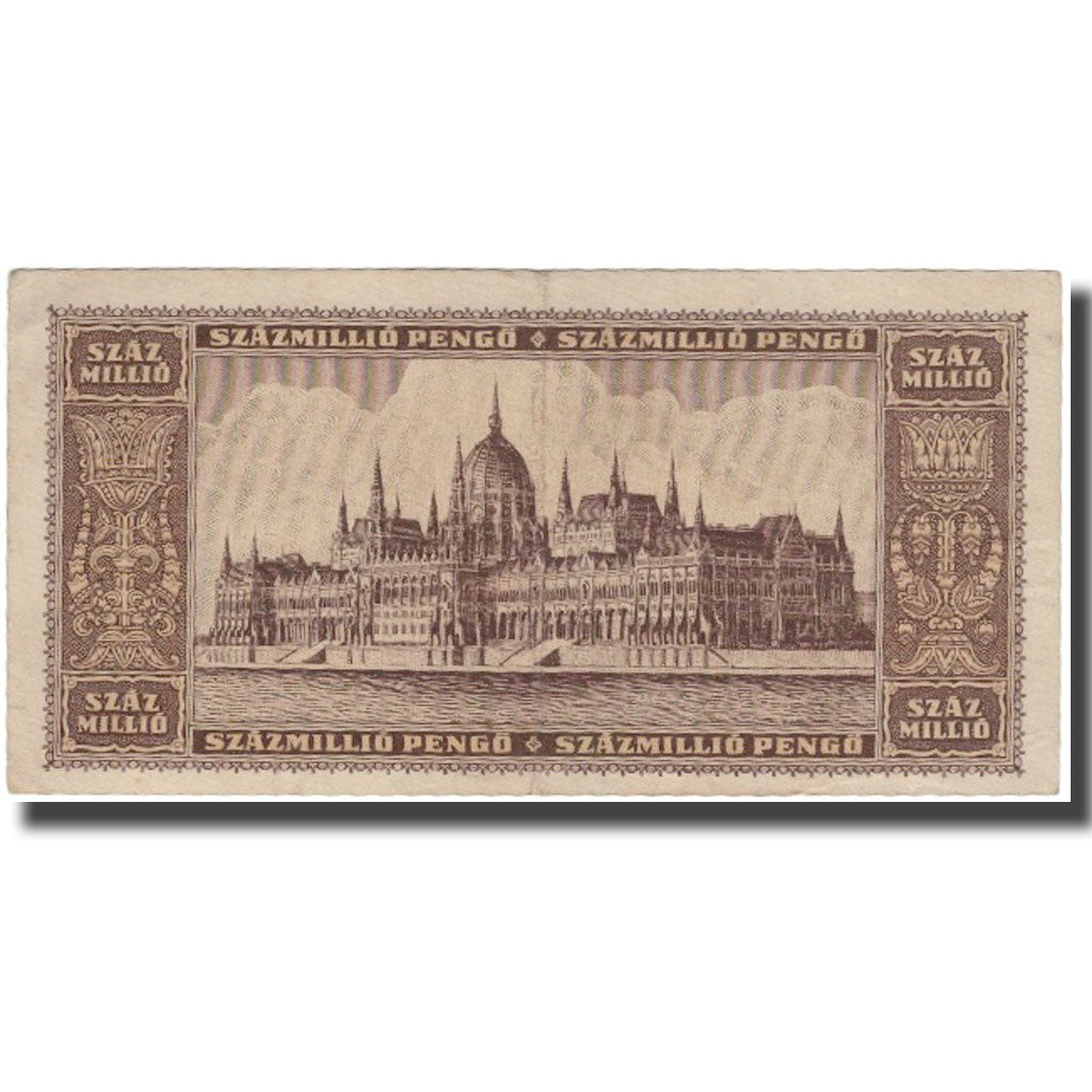 Banknote, Hungary, 100,000,000 Pengö, 1946, KM:124, EF(40-45)