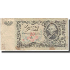 Billete, 20 Schilling, Austria, KM:129a, RC+