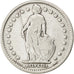 SWITZERLAND, Franc, 1908, Bern, KM #24, VF(30-35), Silver, 23.2, 4.84