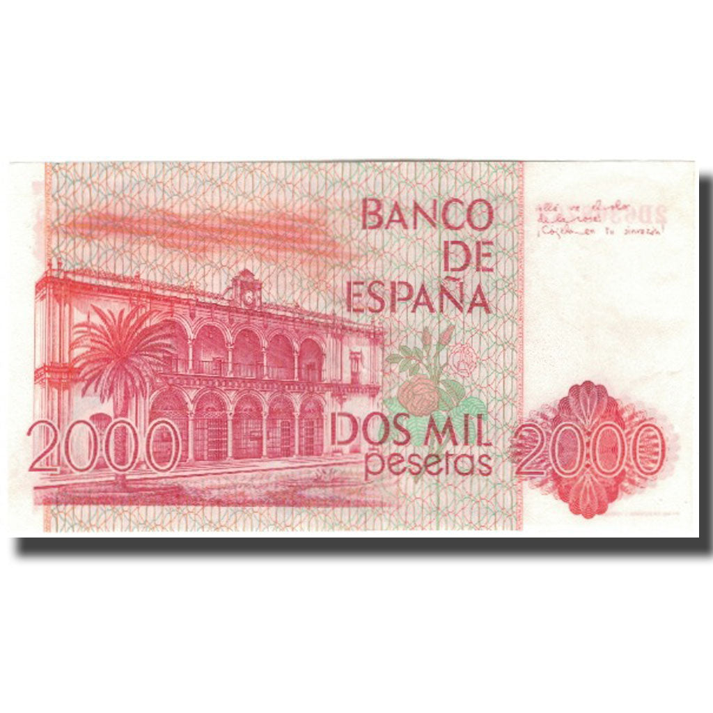 Banknote, Spain, 2000 Pesetas, 1980-07-22, KM:159, AU(55-58)