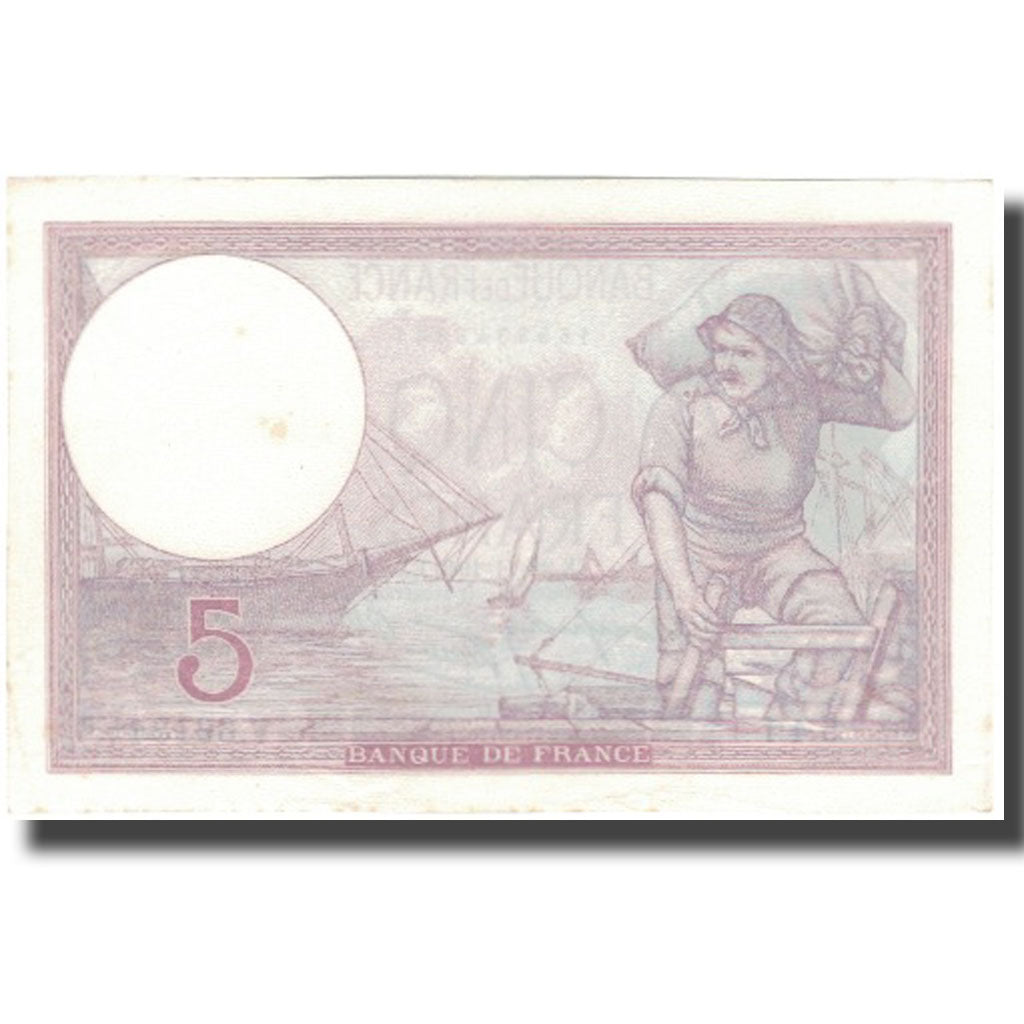 Francja, 5 Francs, Violet, 1940-11-28, AU(55-58), Fayette:4.15, KM:83