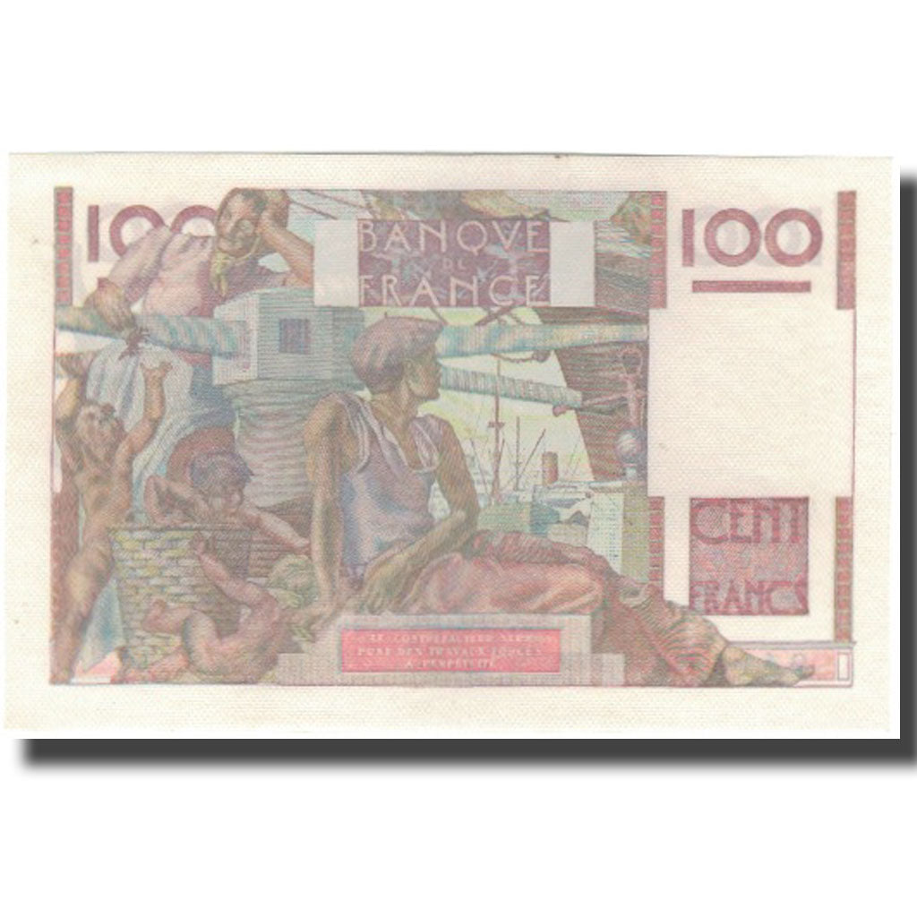 Frankreich, 100 Francs, Jeune Paysan, 1952-04-03, UNZ, Fayette:28.32, KM:128d