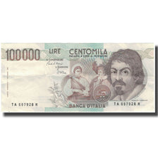 Billete, 100,000 Lire, Italia, KM:110a, MBC
