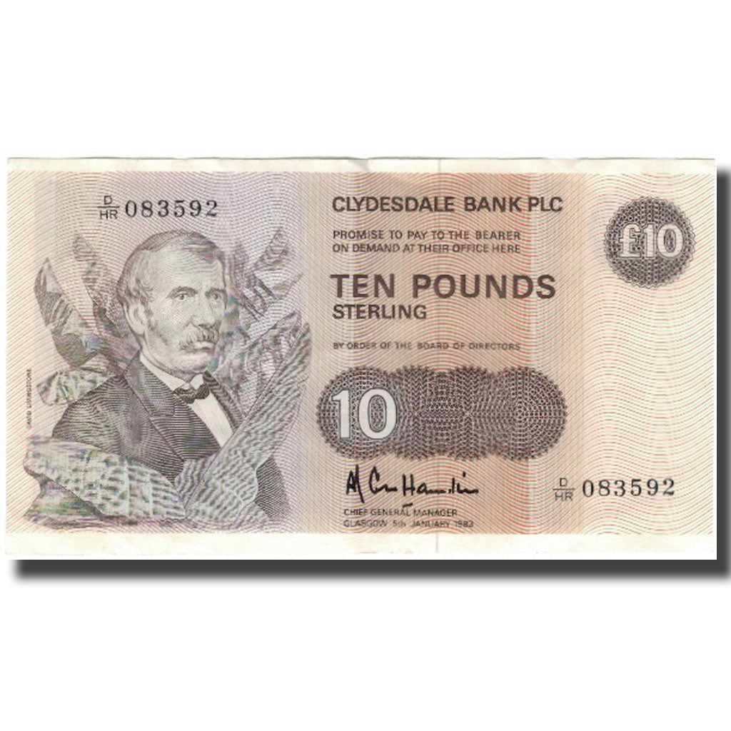 Banknote, Scotland, 10 Pounds, 1983-01-05, KM:213a, EF(40-45)