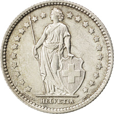 SWITZERLAND, Franc, 1913, Bern, KM #24, AU(55-58), Silver, 23.2, 4.97